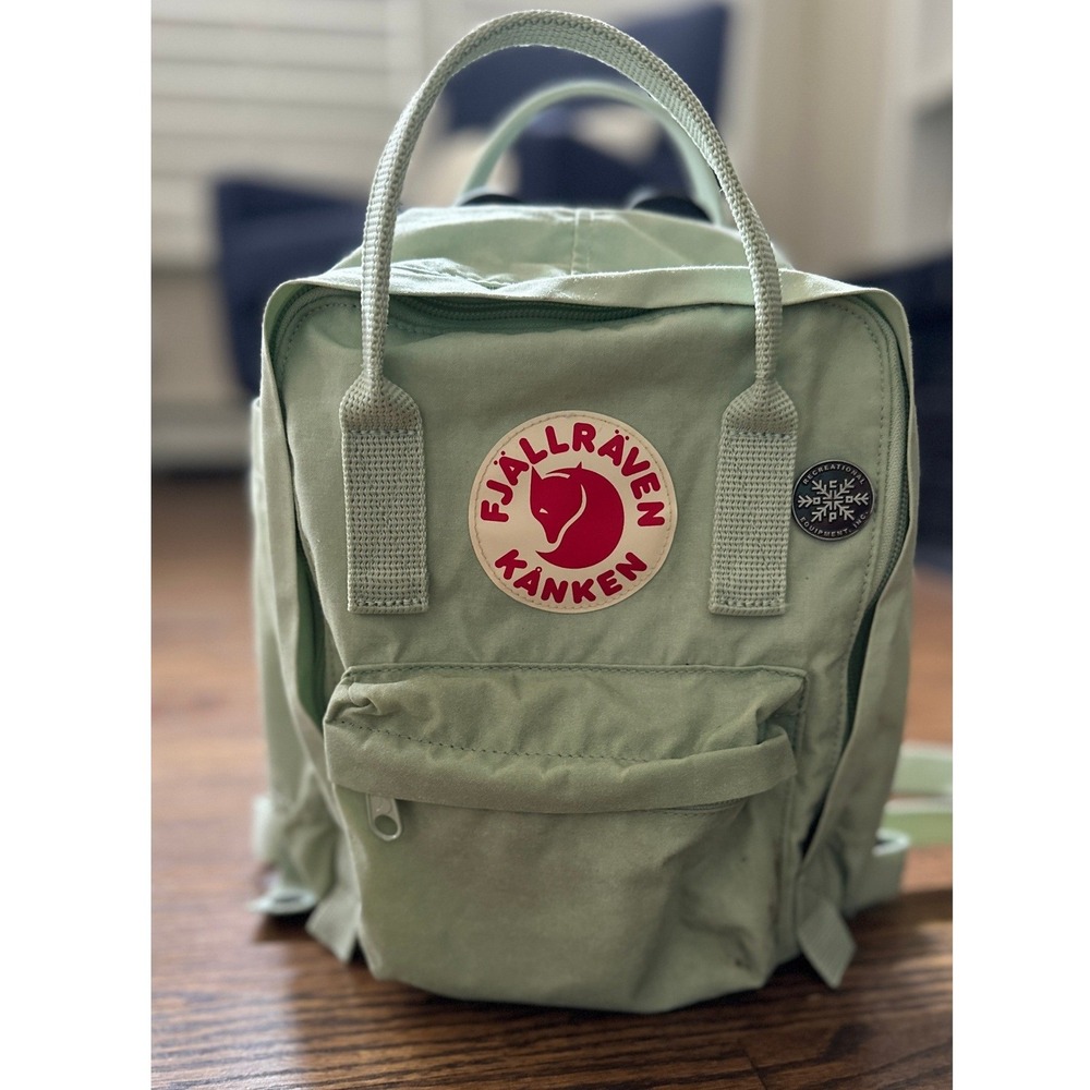 Fjallraven Kanken Mini Backpack OS Mint Green Women Gorpcore Outdoor Everyday